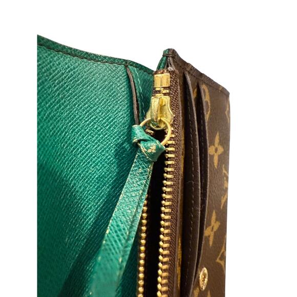Louis Vuitton Emilie Monogram Wallet with Green Interior Vintage - Picture 4 of 7